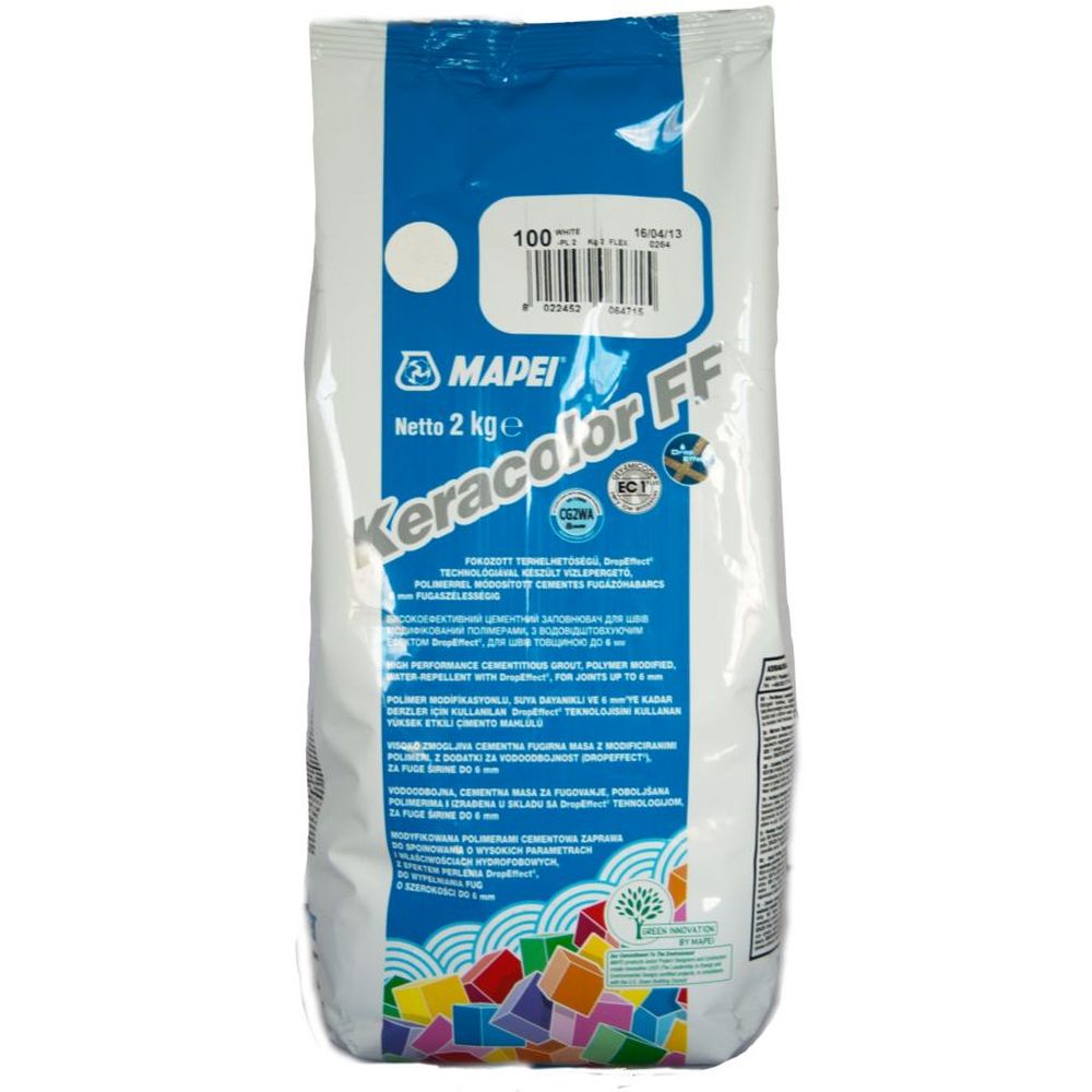 Mapei Keracolor FF Flex Fugázó 6 mm-ig 103 holdfehér 2 kg